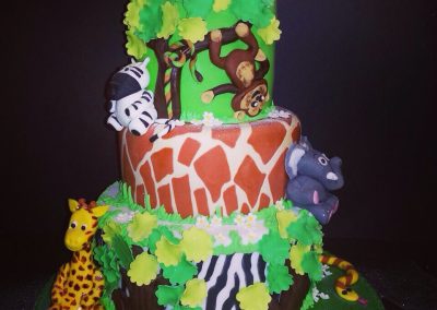 Jungle Animals Cake