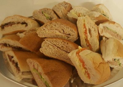 Selection of sandwiches