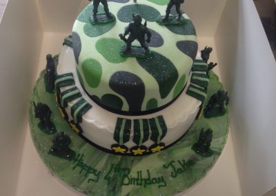 Army Theme Cake