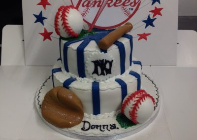 Baseball Theme Cake