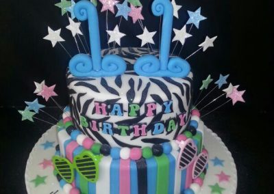 Funky 11 Cake