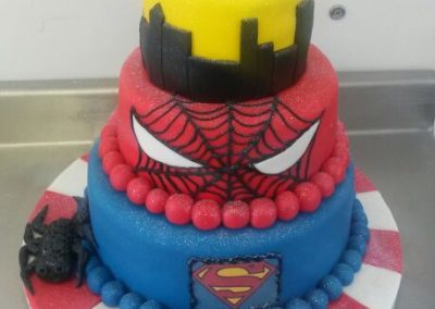 Superheroes Cake