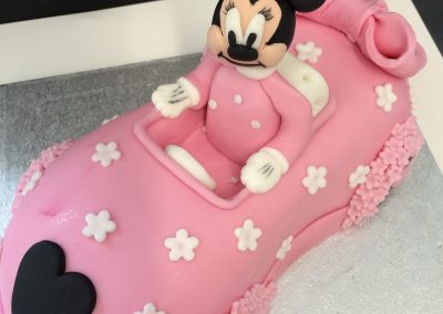 Minnie Mouse Car Cake