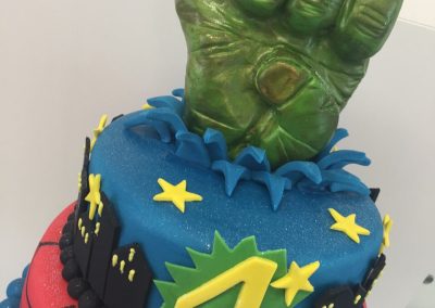 The Hulk & Friends Cake