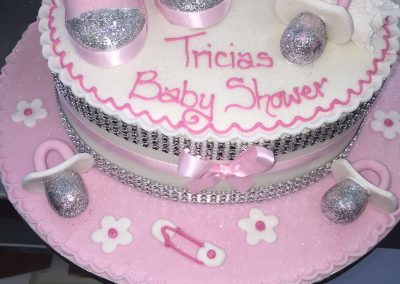 Glitter Shoes and Dummy Cake