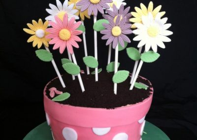 Planted Flower Pot Cake