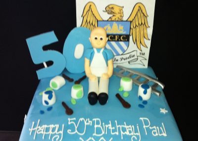 Montage Of Clients Football Likes Cake