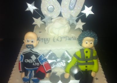 60th Couple Cake