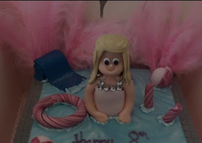 Girl in Swimming Pool Cake