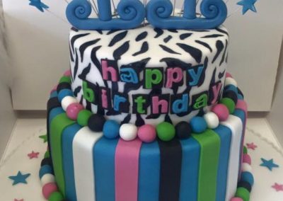 Funky Birthday Cake