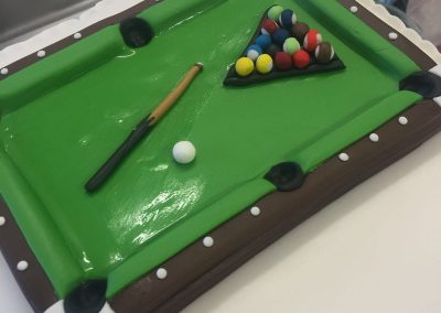 Pool Table Cake