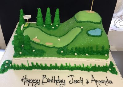 Golf Course Cake