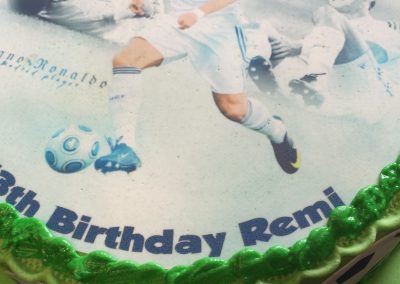 Football Scan Cake