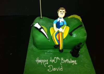 Golfing Theme Cake