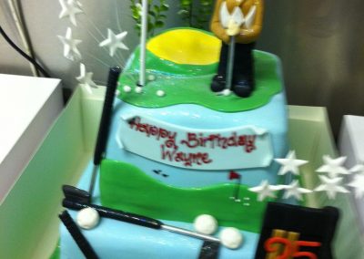 Golfing Theme Cake