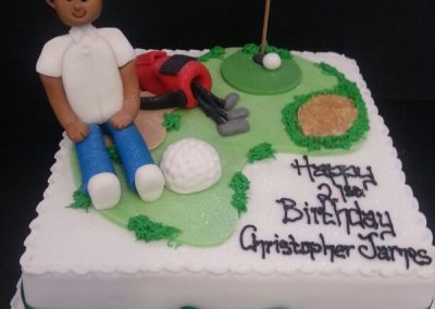 Golf Course Cake