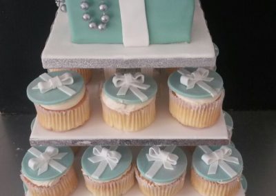 Tiffany Box and Cupcakes