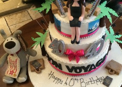 Bon Voyage Birthday Cake