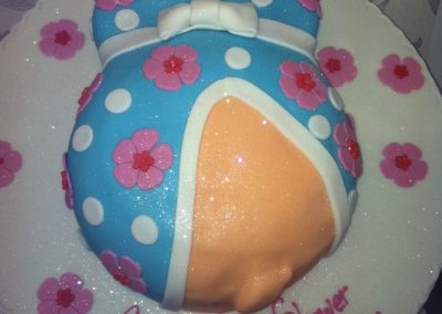 Costume Baby Shower Cake
