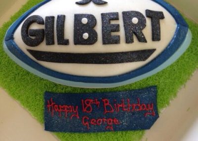 Rugby Ball Cake