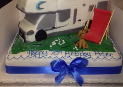 Touring Caravan Cake