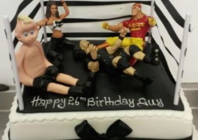 Wrestling Ring Cake